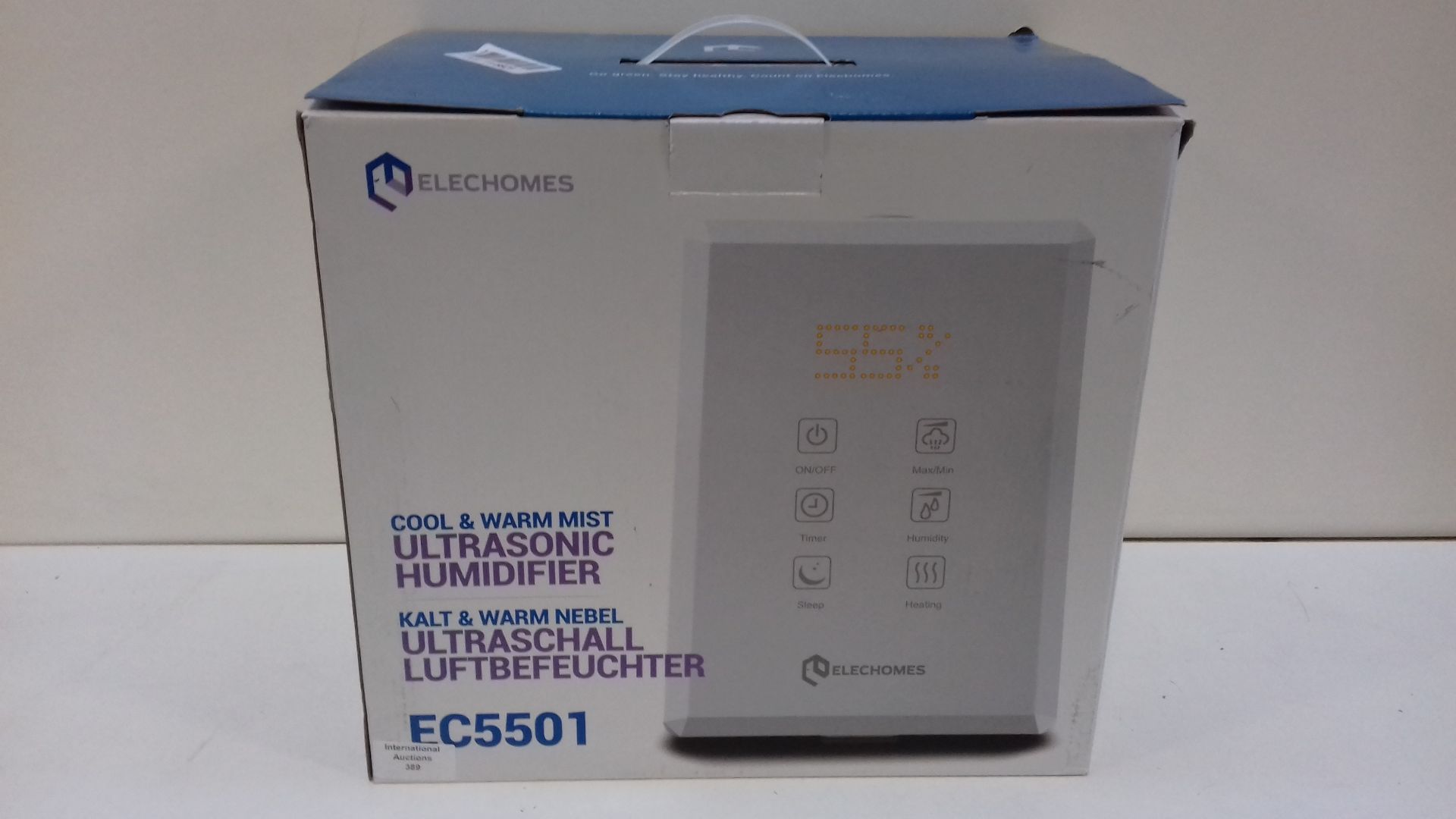 RRP £59.99 Elechomes Ultrasonic Humidifier 6L - Image 2 of 2