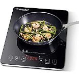 RRP £55.49 AMZCHEF Single Induction Cooker