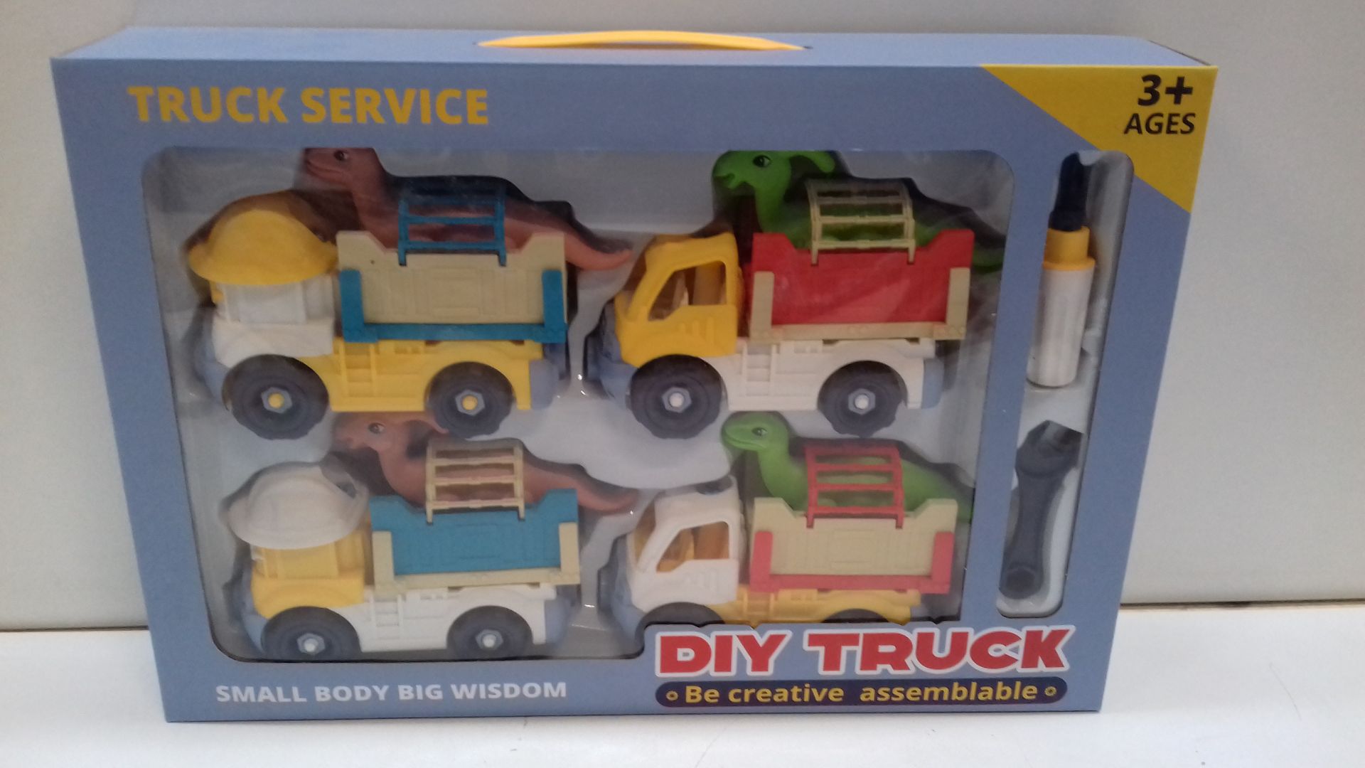 RRP £17.99 Take Apart Dinosaur Toys Truck Toy with Screw Driver - Image 2 of 2