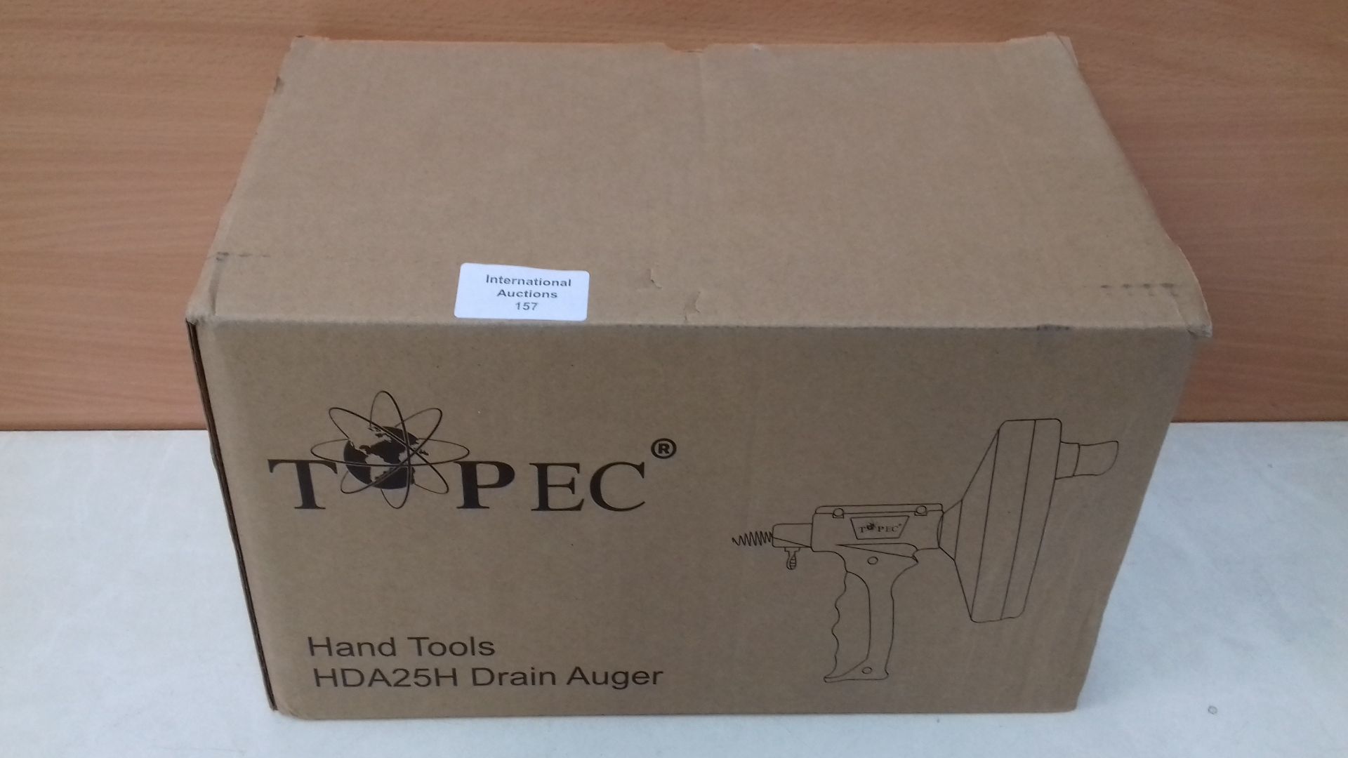 RRP £21.98 Topec 6 in 1 Snake Drain Auger 7.62M - Image 2 of 2