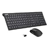 RRP £33.06 Wireless Keyboard Mouse Combo
