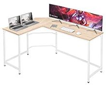 RRP £89.99 Alecono L shaped Desk Corner Desk Sturdy Home office