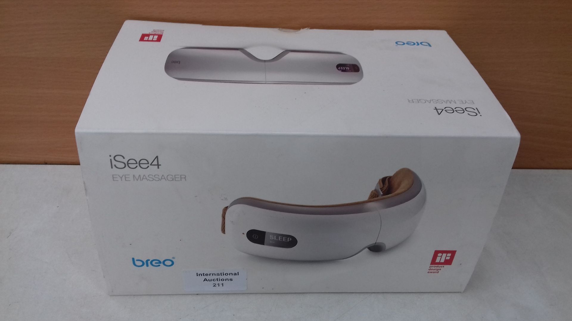 RRP £85.99 Breo iSee4 Eye Massager Cordless Electric Eye Mask - Image 2 of 2