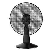 RRP £31.99 PELONIS Portable Desk Fan 10-Inch / 25cm with 3 Speed