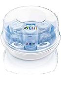 RRP £39.79 Philips Avent SCF281/02 885708 microwave steam steriliser for baby bottles