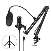 RRP £27.98 USB Podcasting Microphone Kit