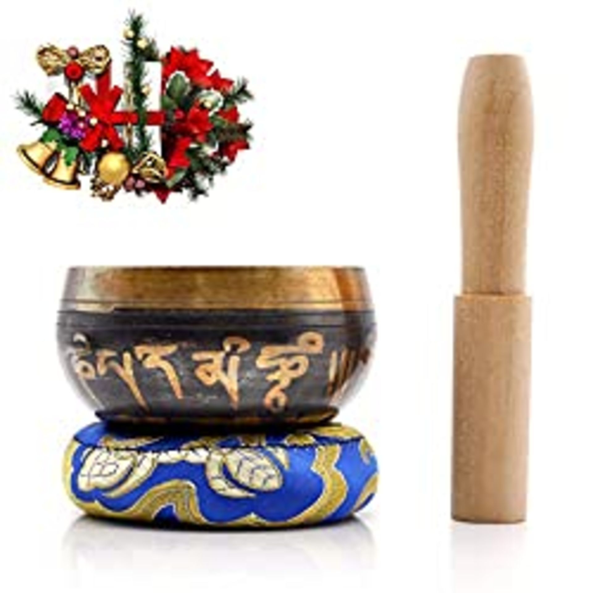 RRP £27.89 Tibetan Singing Bowl Meditation Set