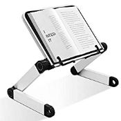 RRP £23.99 Book Stand Book Holder Angle Adjustable Ergonomic Cookbook