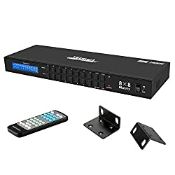 RRP £623.99 TESmart 8x8 HDMI Matrix Switch 4K@30Hz UHD | 8 in 8