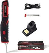 RRP £23.84 FROGBRO Portable Cordless Soldering Iron 1800mAh Rechargeable