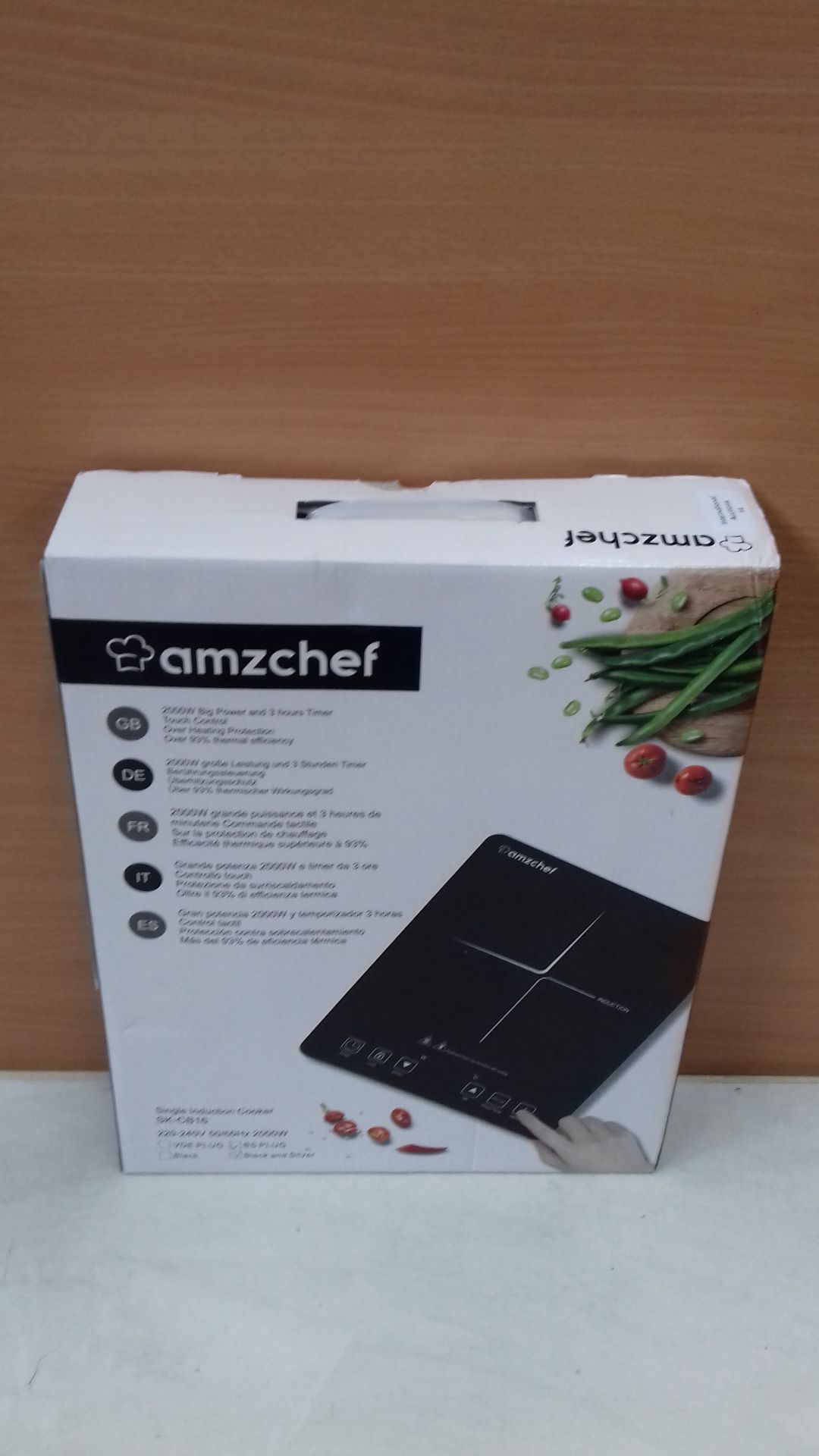 RRP £55.49 AMZCHEF Single Induction Cooker - Image 2 of 2