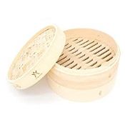 RRP £14.99 Bamboo Steamer 8 Inch