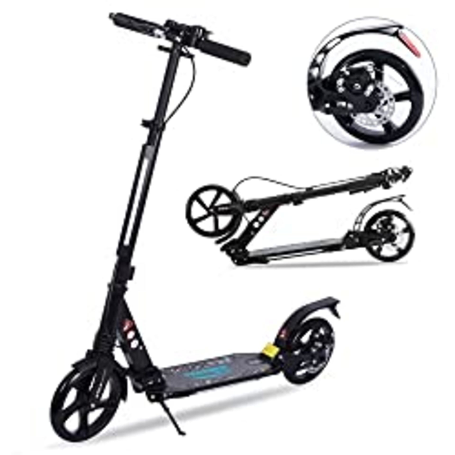 RRP £86.99 TENBOOM Scooters for Adults Kids Teenagers with Handbrake