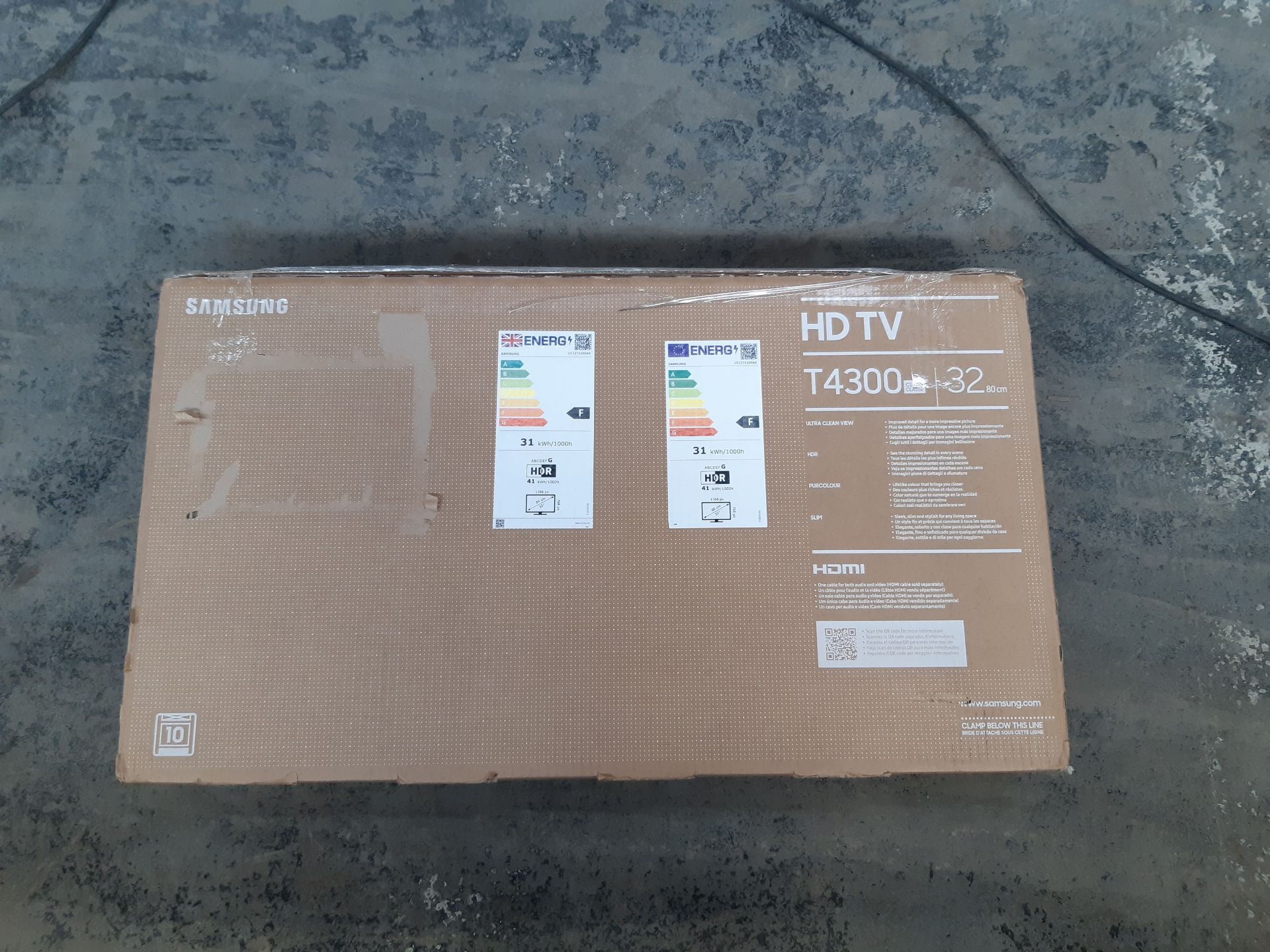 RRP £234.00 Samsung 32 Inch T4300 LED HDR Smart TV - Smart TV With Contrast Enhancer - Image 2 of 2