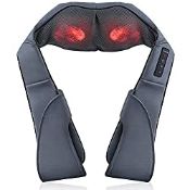 RRP £39.98 Shiatsu Neck Back and Shoulder Massager with Heat