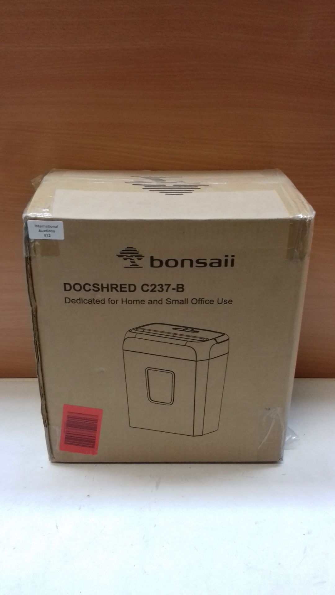 RRP £28.85 Paper Shredder for Home Use Bonsaii 6 Sheet Cross - Image 2 of 2