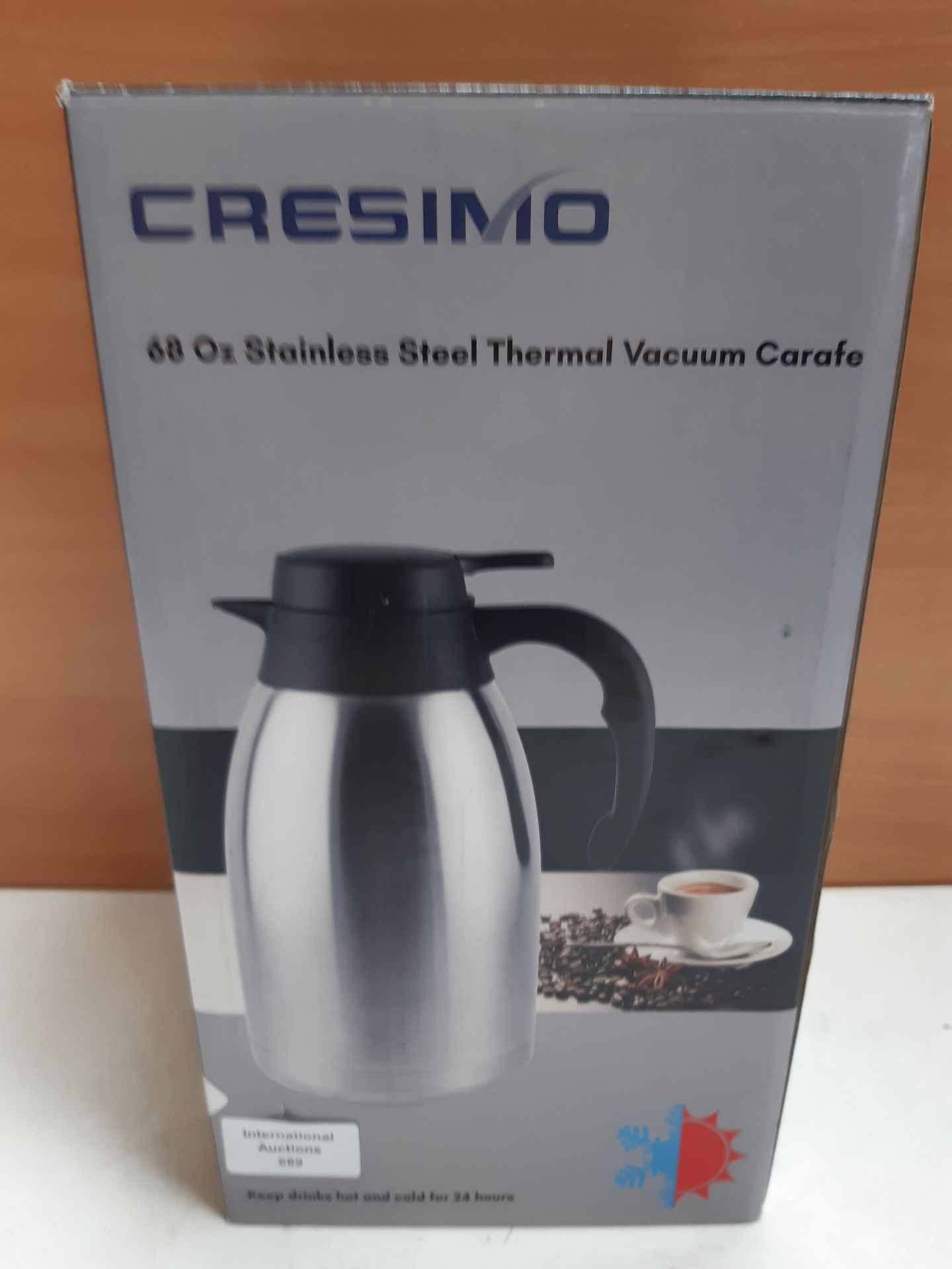 RRP £19.87 2 Litre Thermal Coffee Carafe Jugs - Image 2 of 2