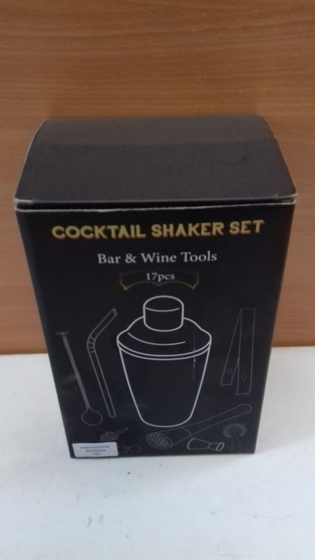 RRP £6.25 OBOVO Cocktail Shaker Set - Image 2 of 2