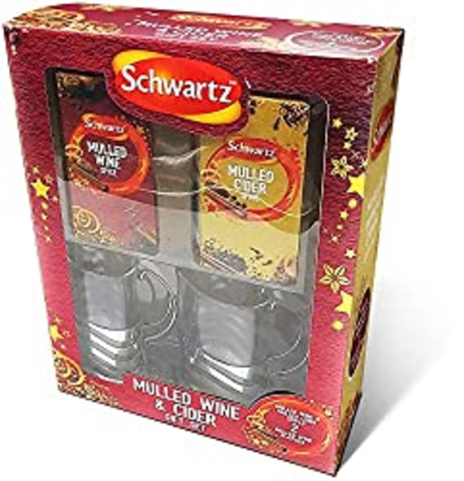 RRP £4.99 Schwartz Mulled Wine and Mulled Cider Gift Set | With