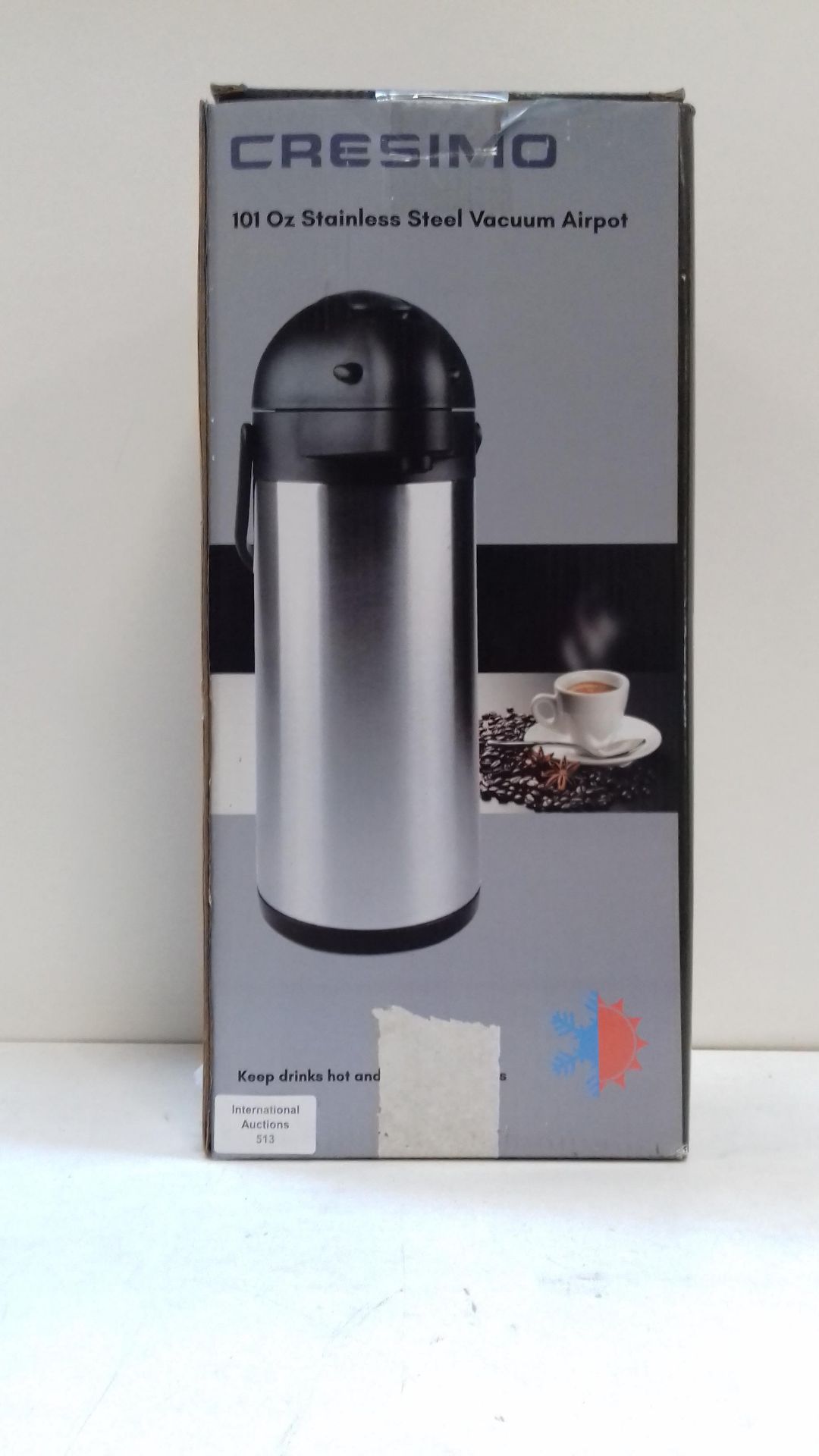 RRP £34.85 3L Pump Action Airpot - Thermal Coffee Flask - Image 2 of 2