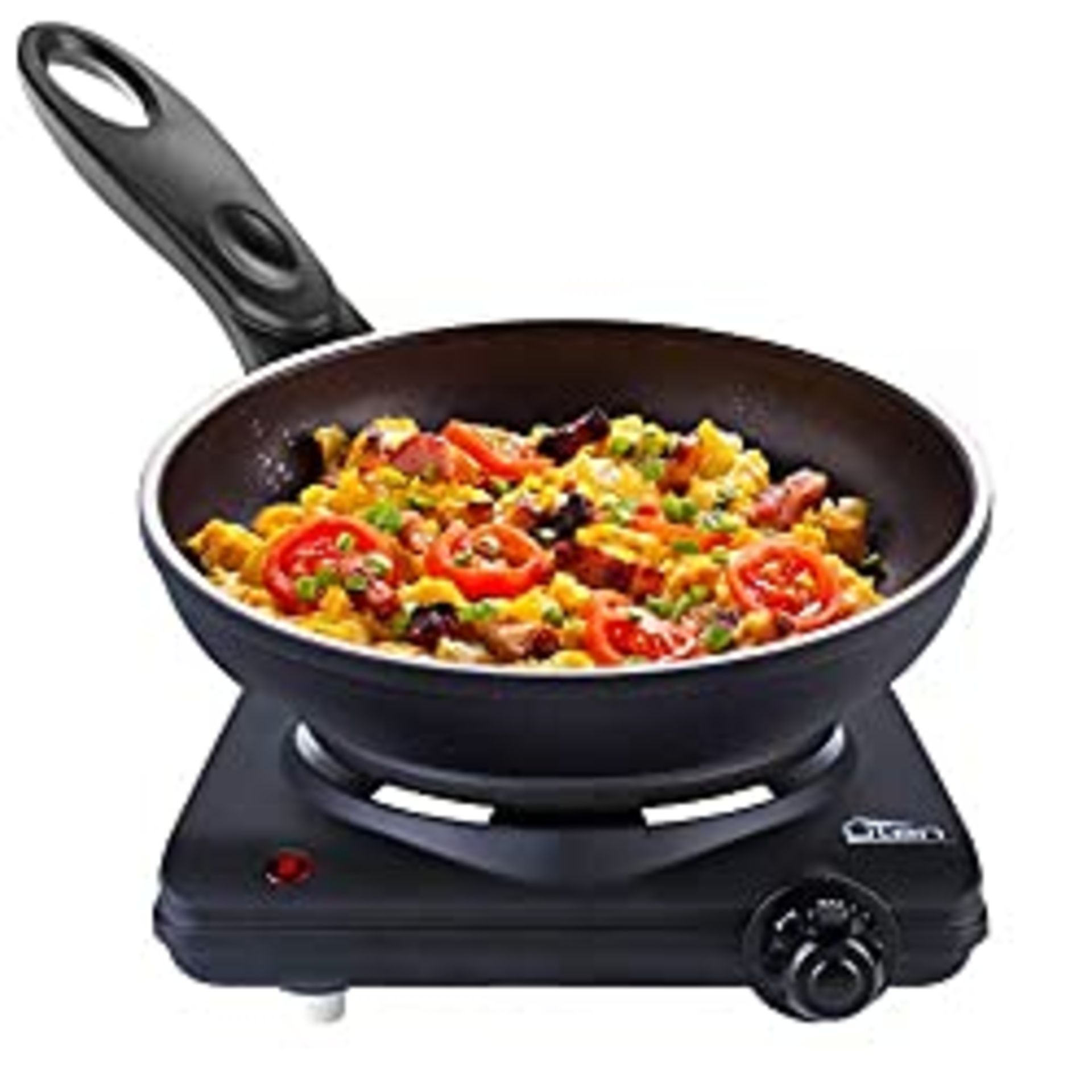 RRP £20.99 Uten Stainless Steel Single Hotplate