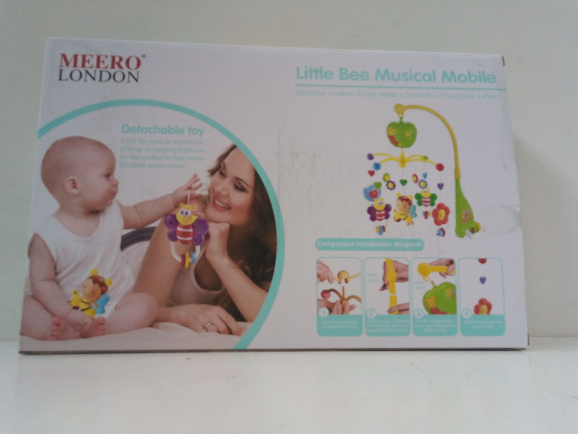 RRP £19.19 Meero London 6918 Baby Mobile and Stroller Activity Toy with Music - Image 2 of 2