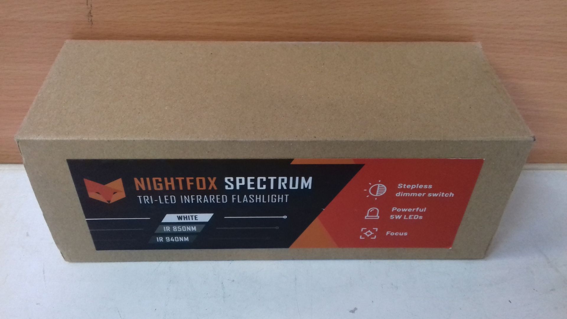 RRP £99.98 Nightfox Spectrum Triple LED IR Torch | IR 850nm - Image 2 of 2