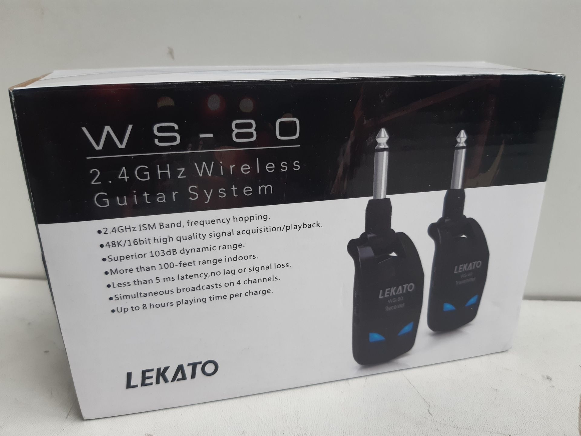 RRP £35.47 LEKATO 2.4GHz Guitar Wireless System With 8 Hours Runtime - Image 2 of 2