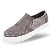 RRP £22.99 CucuFashion Slip On Shoes Women - Really Comfy Slip-on Studded Women Shoes