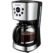 RRP £29.99 Bonsenkitchen Filter Coffee Machine with Insulated Jug