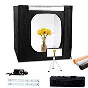 RRP £51.98 Konseen Photo Studio Light Box 16''x16''x16'' /40x40x40cm