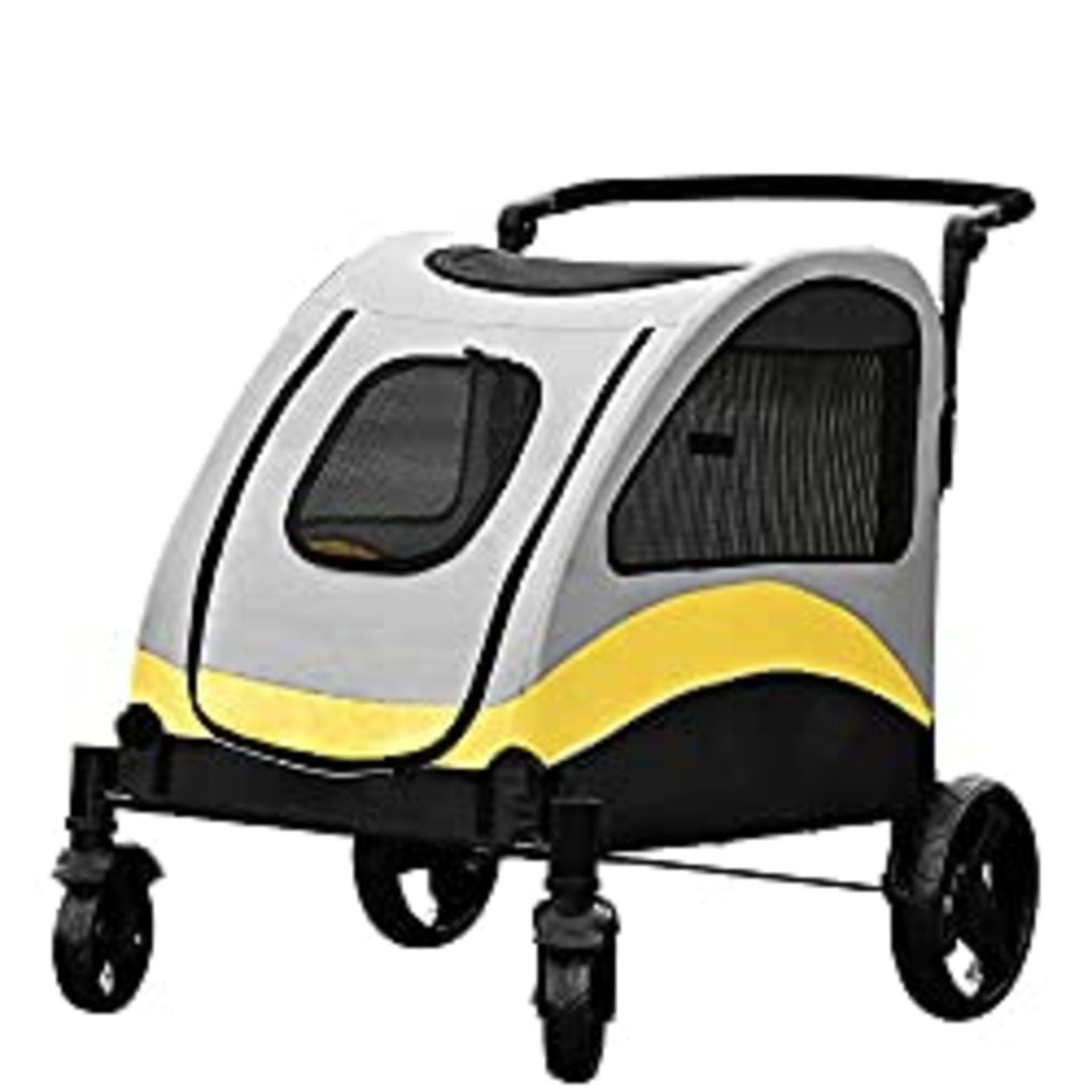 RRP £169.99 BingoPaw Dog Stroller 4 Wheels Folding Pet Stroller