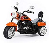 RRP £89.99 Ricco Kids 3 Wheel Chopper Trike Motorcycle Electric