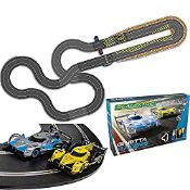 RRP £235.00 Scalextric Bundle SL94 Ginetta Racers C1412 + Extra Track Extension Kit