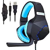 RRP £16.02 Gaming Headset with Mic for PS4 Xbox One PC