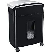 RRP £79.99 Bonsaii 12-Sheet High-Security Micro-Cut (4x10mm) Paper Shredder