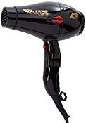 RRP £119.95 Parlux Advance Light Ionic and Ceramic Hair Dryer - Black