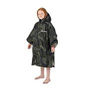 RRP £99.98 Frostfire Moonwrap Kids Waterproof Changing Robe - Camo (Small)