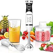 RRP £57.14 Bonsenkitchen 9 Speed Immersion Hand Blender