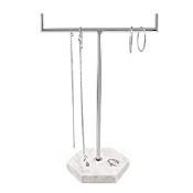 RRP £25.00 Marble Jewellery Tree Stand Display Organiser for Storage of Necklaces