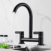 RRP £37.99 TADRORT Kitchen Tap Black