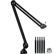 RRP £39.97 LANUCN Boom Arm 2nd Generation Mic Stand