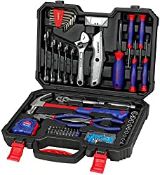 RRP £34.27 WORKPRO Hand Tool Kit with Portable Case
