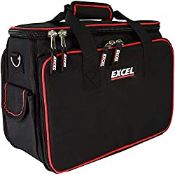 RRP £34.49 Excel EXL2630-2 Technicians Tool Storage Laptop Carry Case Bag Black