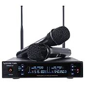 RRP £109.99 Sound Town Metal 200 Channels UHF Wireless Microphone