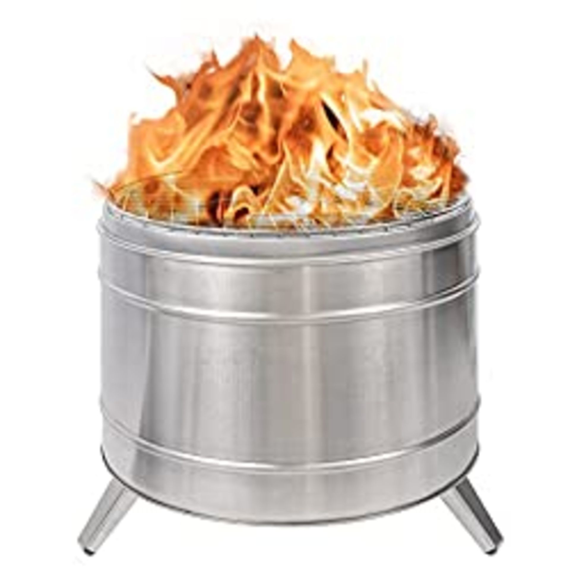 RRP £239.99 Portable Smokeless Fire Pit with Grill