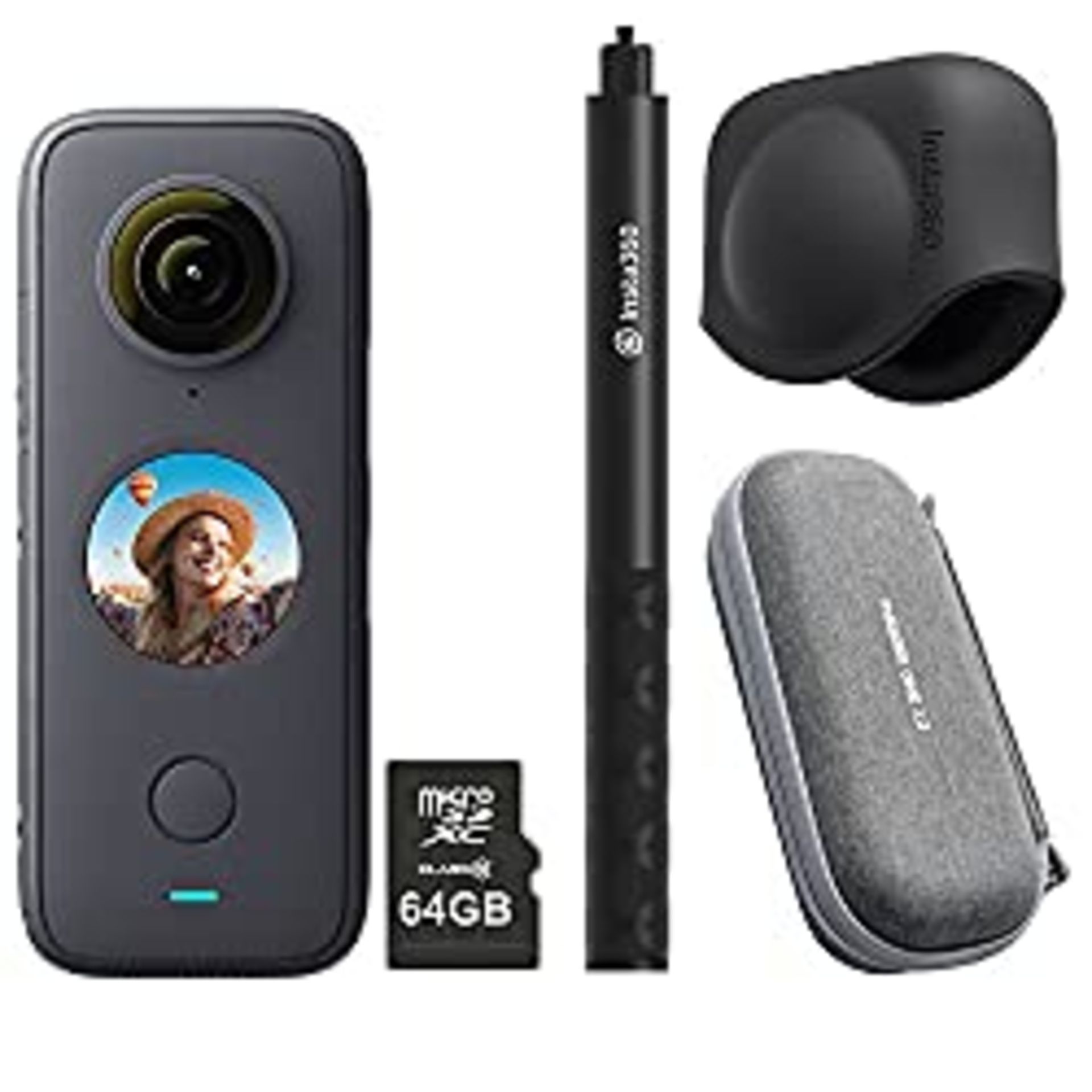 RRP £449.00 Insta360 ONE X2 360 Degree Action Camera PRO Kit includes