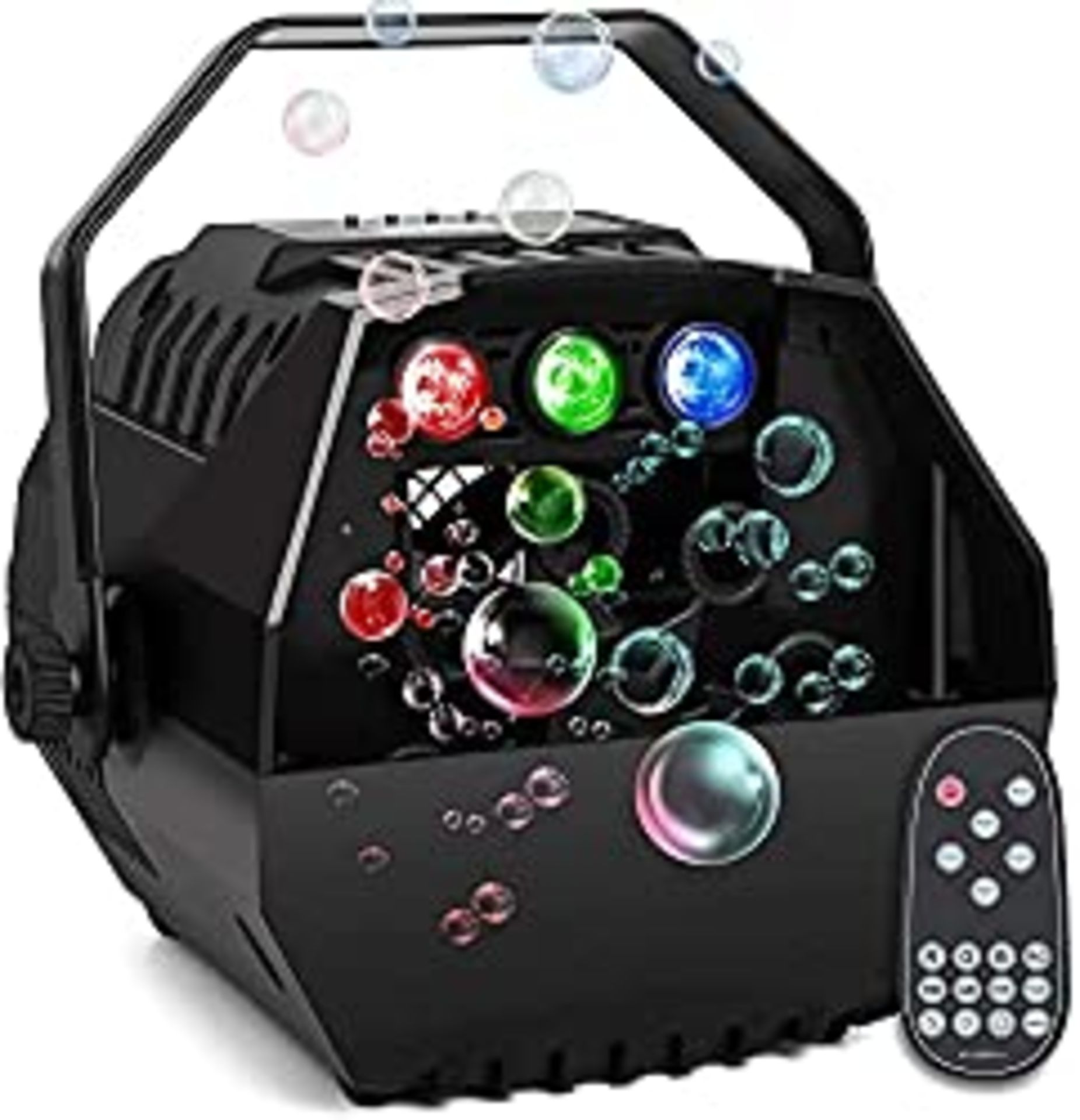 RRP £36.98 AONCO Bubble Machine with Led Lights