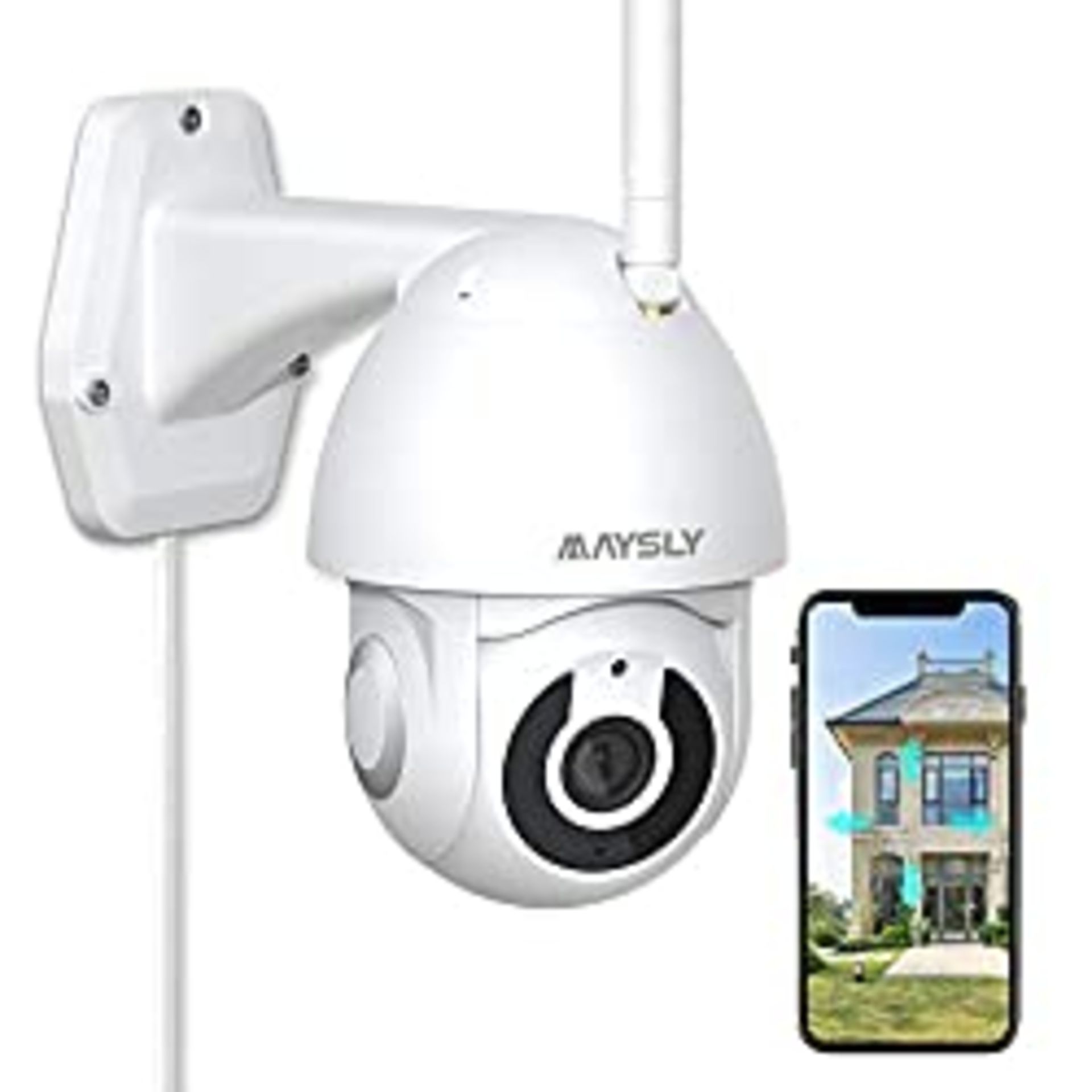 RRP £45.98 CCTV Camera Maysly 1080P Outdoor Wireless WIFI IP Cameras