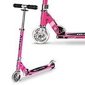 RRP £119.95 Micro Led Sprite Scooter Pink 2 Wheeled Light Up Wheels